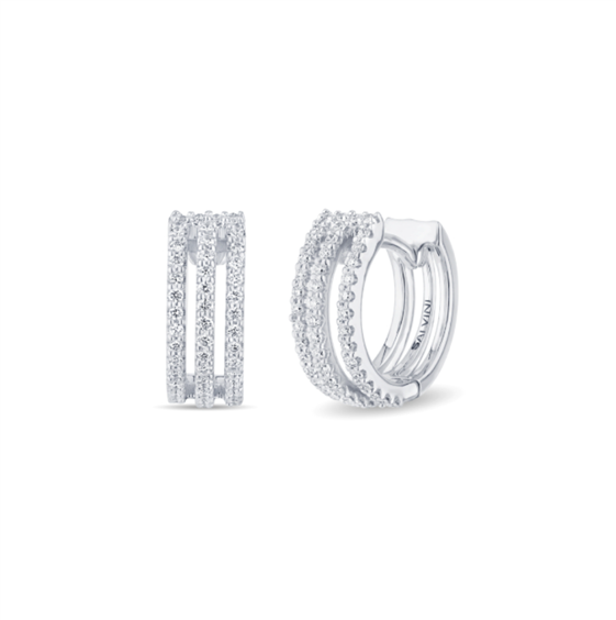 Orecchini Salvini Donna Melodia in Oro bianco Diamante 0.38 Ct 20115768 - 20115768
